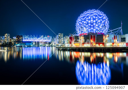 Vancouver Canada night view Vancouver Canada night view 125094907