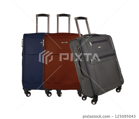 Large suitcase isolated Large suitcase isolated 125095043