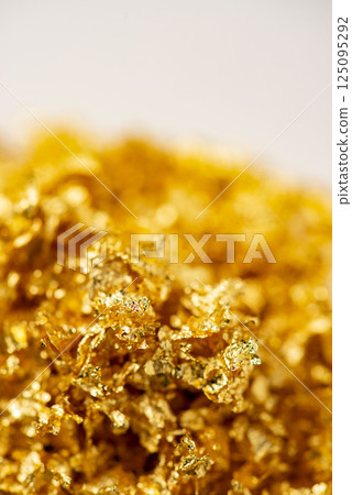 Close-up of a gold background 125095292
