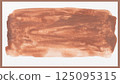 Set of watercolor brushstroke in the 2025 color of the year Mocha Mousse. Hand drawn textured template with elegant warm brown tone. Perfect for creating trendy graphic resource 125095315