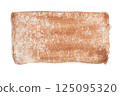 Set of watercolor brushstroke in the 2025 color of the year Mocha Mousse. Hand drawn textured template with elegant warm brown tone. Perfect for creating trendy graphic resource 125095320