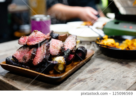 Mountain of meat 125096569