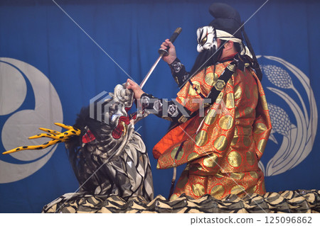 石見神樂：濱田市三宮神社的夜神樂：須佐之男命打敗巨蛇 125096862