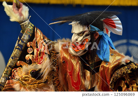 石見神樂：濱田市三宮神社的夜神樂：神林 125096869