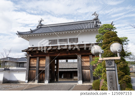 Kakegawa Castle ruins: The restored Otemon Gate 125097153