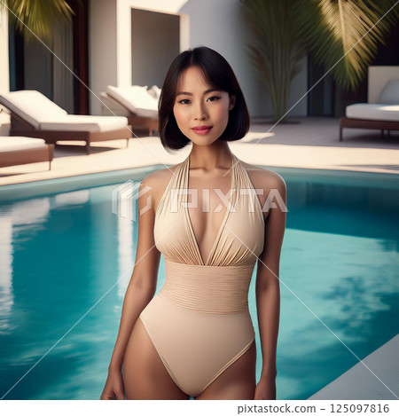 一個泳裝女士 125097816