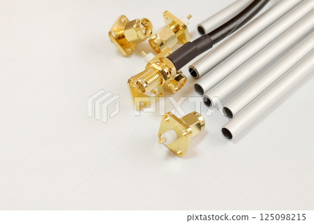 Aluminum pipe, coaxial cable and connector Aluminum pipe, coaxial cable and connector 125098215