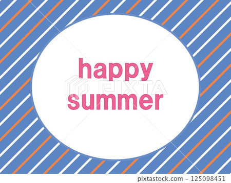 快樂的夏天條紋圖案 快樂的夏天條紋圖案 125098451