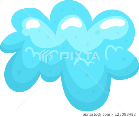 Soap foam clipart design illustration 125098488