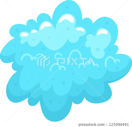 Soap foam clipart design illustration 125098491