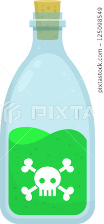 Poison bottle clipart design illustration Poison bottle clipart design illustration 125098549