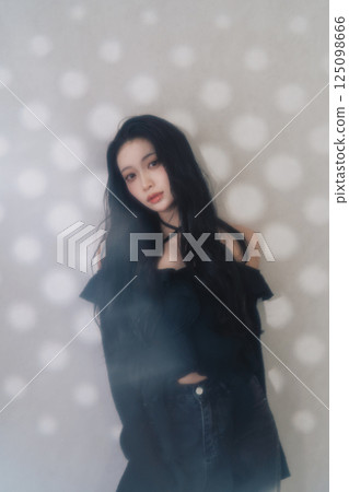 Korean style portrait y2k fashion Korean style portrait y2k fashion 125098666