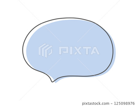 藍色氣泡插畫素材 藍色氣泡插畫素材 125098976