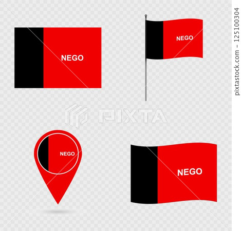 Paraiba Flag Set, State of Brazil. 125100304