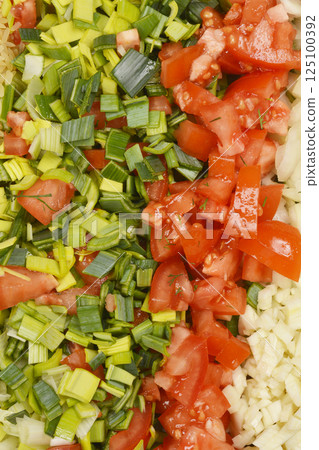 Vegan risotto preparation Vegan risotto preparation 125100392