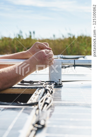 RV caravan roof repair RV caravan roof repair 125100862