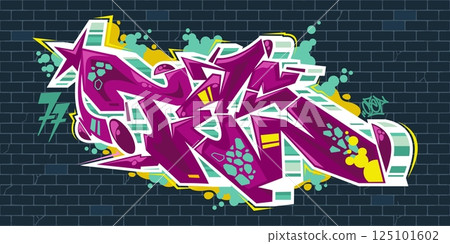 Street Art Hip Hop Abstract Word Tes Graffiti Style Font Lettering Vector Illustration Template Art Street Art Hip Hop Abstract Word Tes Graffiti Style Font Lettering Vector Illustration Template Art 125101602