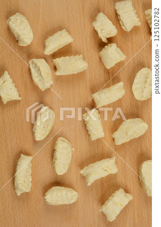 Cheese and flour gnocchi Cheese and flour gnocchi 125102782