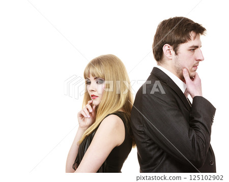 Couple in separation after argue. 125102902