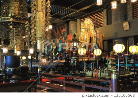 Inside the main hall of Koenji Temple (Saijo City, 61st sacred site in Shikoku) 125103568