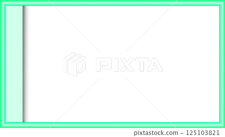 Color bar frame design: Green Color bar frame design: Green 125103821