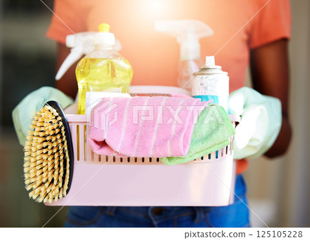 Zoom of hands, home cleaning or hygiene product equipment of liquid chemical, disinfectant spray bottle or brush sponge for cleaning service tools. Bacteria, clean supplies or lens flare with cleaner Zoom of hands, home cleaning or hygiene product equipment of liquid chemical, disinfectant spray bottle or brush sponge for cleaning service tools. Bacteria, clean supplies or lens flare with cleaner 125105228