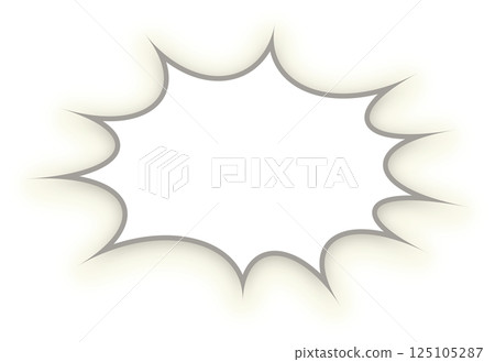 Vector. Background with comic-style speech bubbles with drop shadows Vector. Background with comic-style speech bubbles with drop shadows 125105287