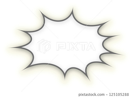 Vector. Background with comic-style speech bubbles with drop shadows Vector. Background with comic-style speech bubbles with drop shadows 125105288