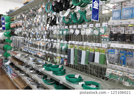 Hardware store, metal fittings section, wire, etc. 125106021