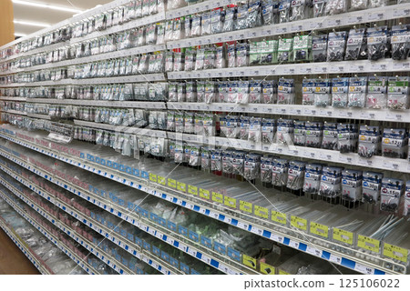 Hardware store, hardware section, screws, nuts, bolts, etc. Hardware store, hardware section, screws, nuts, bolts, etc. 125106022