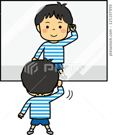 男孩練習舞蹈 125107950