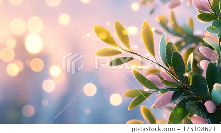 leaves of the tree in the spring time 125108621
