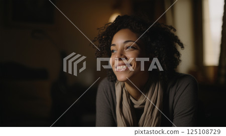 Happy attentive woman engaged seminar participant listening portrait smiling student meeting workshop learn Happy attentive woman engaged seminar participant listening portrait smiling student meeting workshop learn 125108729