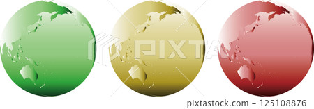 地球的訊號訊息－綠色、黃色、紅色 125108876