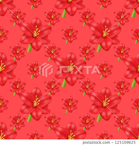 seamless pattern with sakura flowers seamless pattern with sakura flowers 125109625