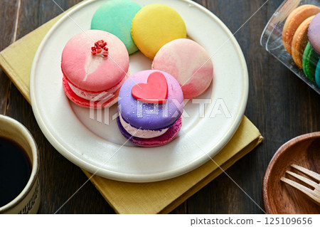 Colorful desserts 125109656