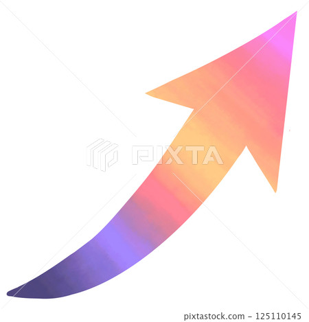 Rising arrow gradient Rising arrow gradient 125110145