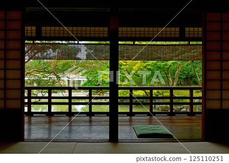Kyoto Imperial Palace: Shusui-tei, the former residence of Kujo in summer 125110251