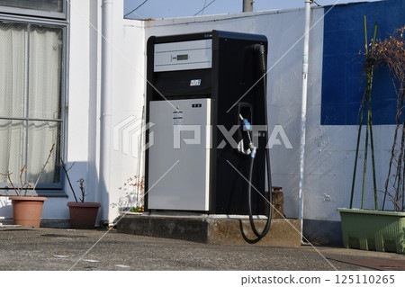 Full service rural gas station fuel pump Full service rural gas station fuel pump 125110265