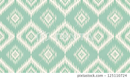 Fabric Ikat Pattern Minimal seamless 125110724
