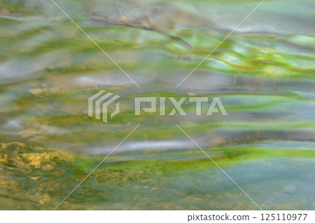 Green flow of the river in summer Green flow of the river in summer 125110977