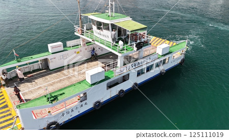 Onomichi Channel [Thank you for 135 years of Fukumoto Ferry] Drone aerial photography_OFUKT_No03 125111019