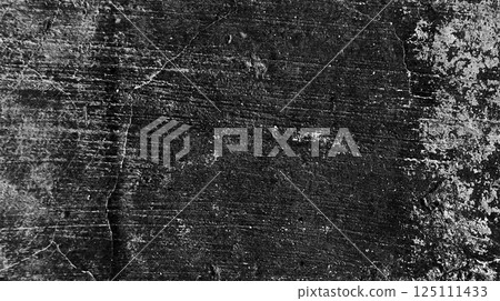 Dirty old grunge rough concrete wall texture background. Mold stains on surface. 125111433