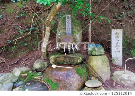<Shimane Prefecture> Tamasakuyu Shrine, Wish Stone 125112014