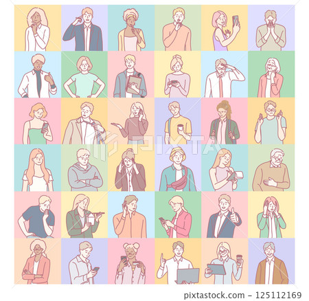 Exploring Diverse Expressions and Emotions within Minimalist Illustrations and Artworks Exploring Diverse Expressions and Emotions within Minimalist Illustrations and Artworks 125112169