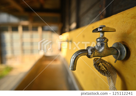Water faucet in an old elementary school Water faucet in an old elementary school 125112241