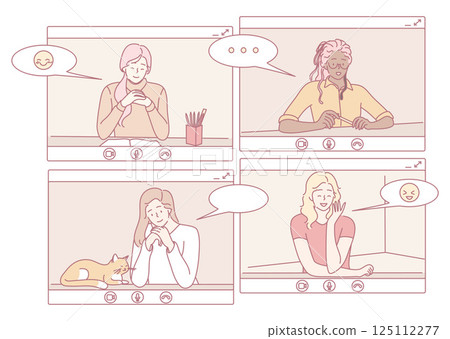 Virtual Conversations Exploring Emotions and Connections in Digital Spaces and Interactions 125112277