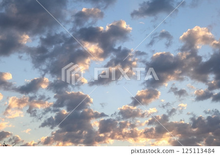 Colorful image of dramatic cloudscape. Colorful image of dramatic cloudscape. 125113484
