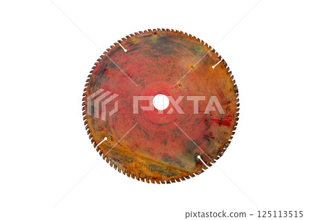 Red recercular disc for wood Red recercular disc for wood 125113515