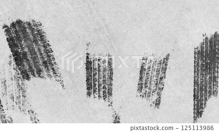 Top view tire marks on the asphalt road, Abstract texture and background black tire tracks on asphalt road, Tire marks on race track texture and background, Vehicle trace on road tire print texture of Top view tire marks on the asphalt road, Abstract texture and background black tire tracks on asphalt road, Tire marks on race track texture and background, Vehicle trace on road tire print texture of 125113986